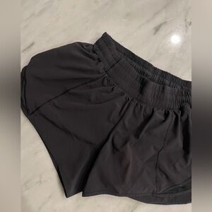 Lululemon Run Hotty Hot Low-Rise Lined Shorts Black